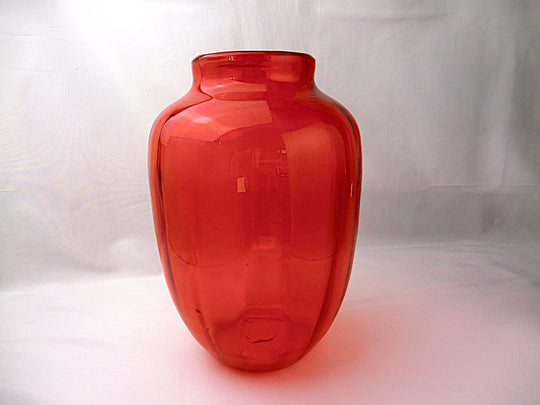 花瓶 高さ19.3 cm 赤茶 硝子 花生 アンティーク 吹きガラス 花瓶 高さ19.3 cm 赤茶 硝子 花生 アンティーク 吹きガラス 花瓶 高さ19.3