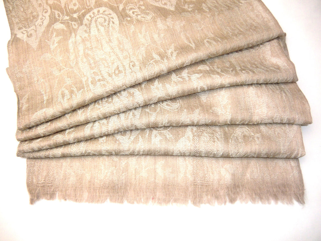 カシミール地方(至宝)カニ織カシミヤストール カシミール地方(至宝)カニ織カシミヤストール